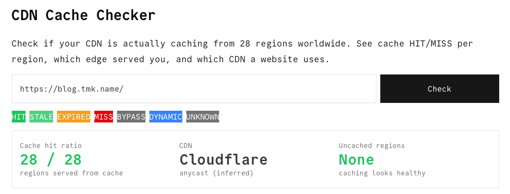 cdn check post caching enabled