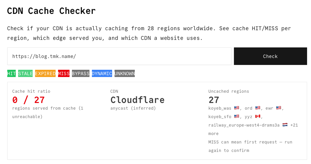 cdn check pre caching enabled